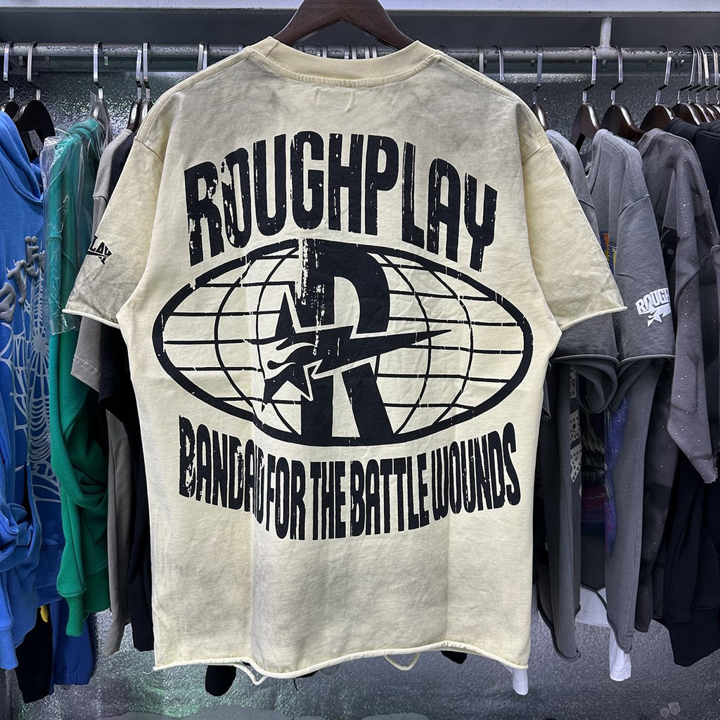 Rough Play Rabbit Car Distressed Short-Sleeve T-Shirt ¡ª context