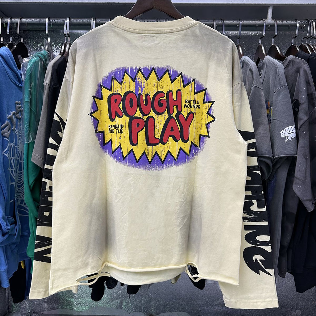 Rough Play Beavis Buttead Rhinestone Graphic Long-Sleeve T-Shirt ¡ª context