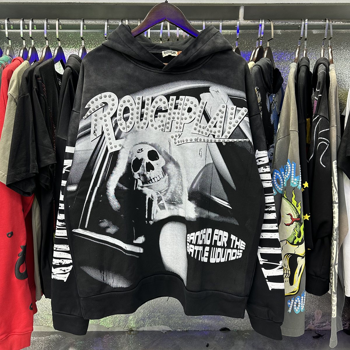 Rough Play In the Car Graphic Hoodie ¡ª context