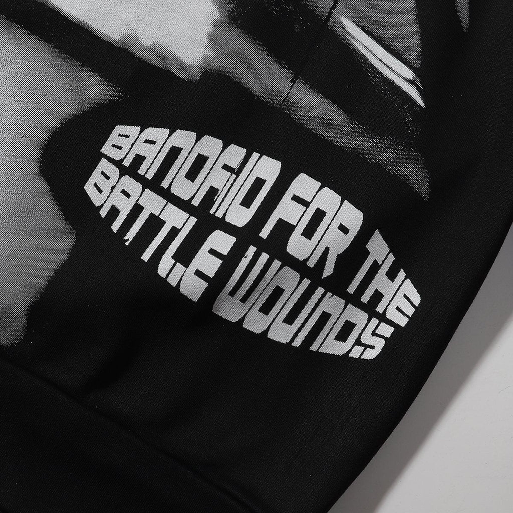 Rough Play In the Car Graphic Hoodie ¡ª detail