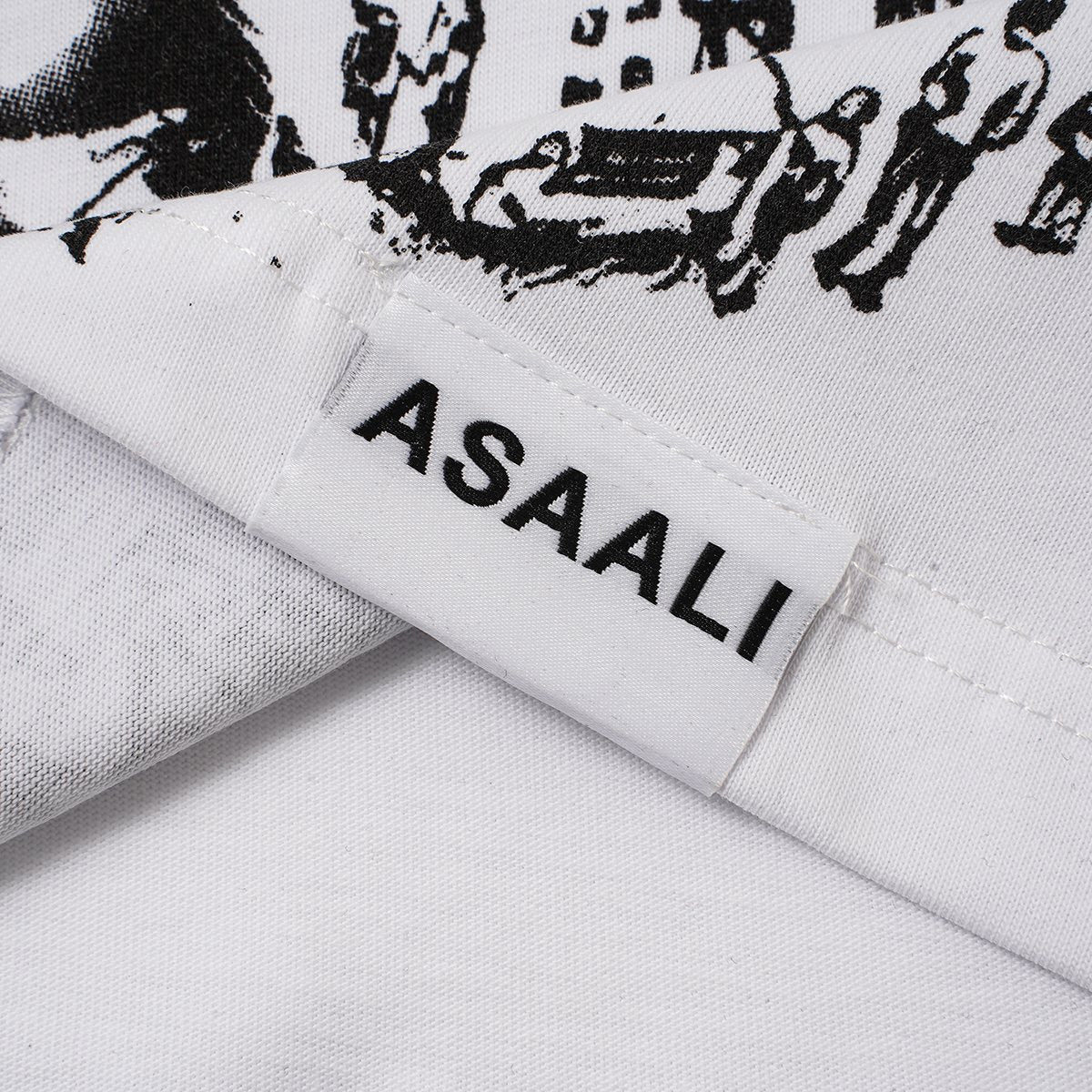 ASAALL Illustrated Front Graphic T-Shirt ¡ª neck_label