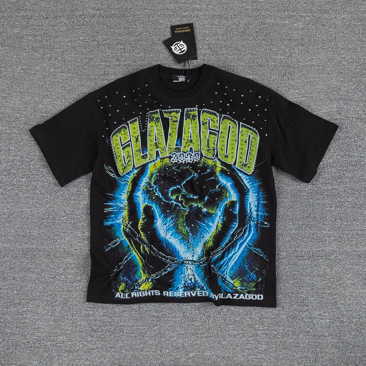 GLAZAGOD Hell on Earth Graphic T-Shirt ¡ª hero
