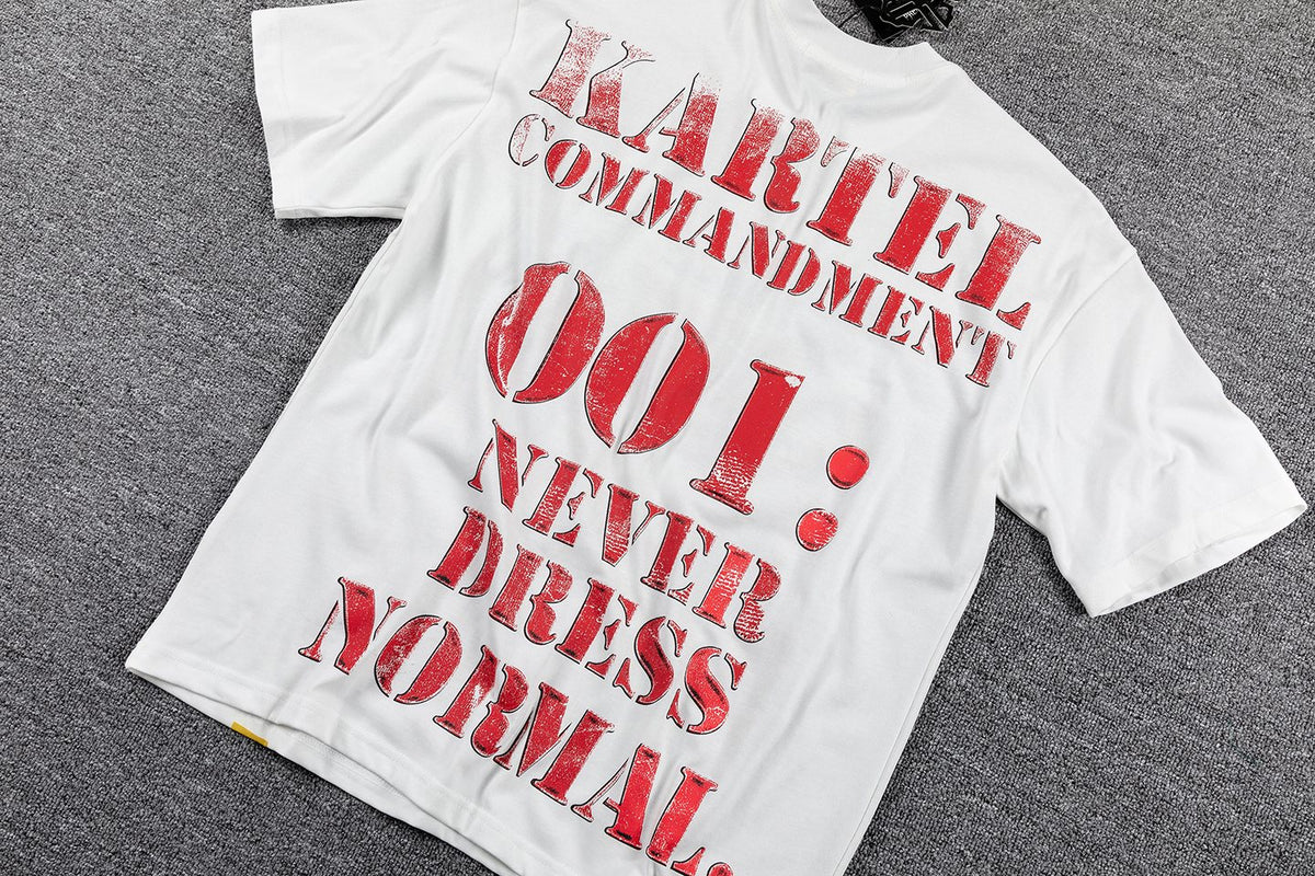 GUAPI Kartel Commandment Graphic T-Shirt ¡ª detail