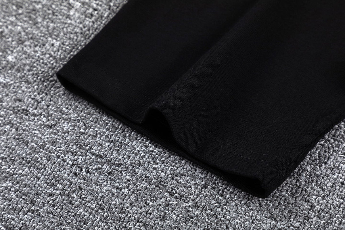 GUAPI Blue Graphic Short-Sleeve T-Shirt ¡ª fabric_closeup