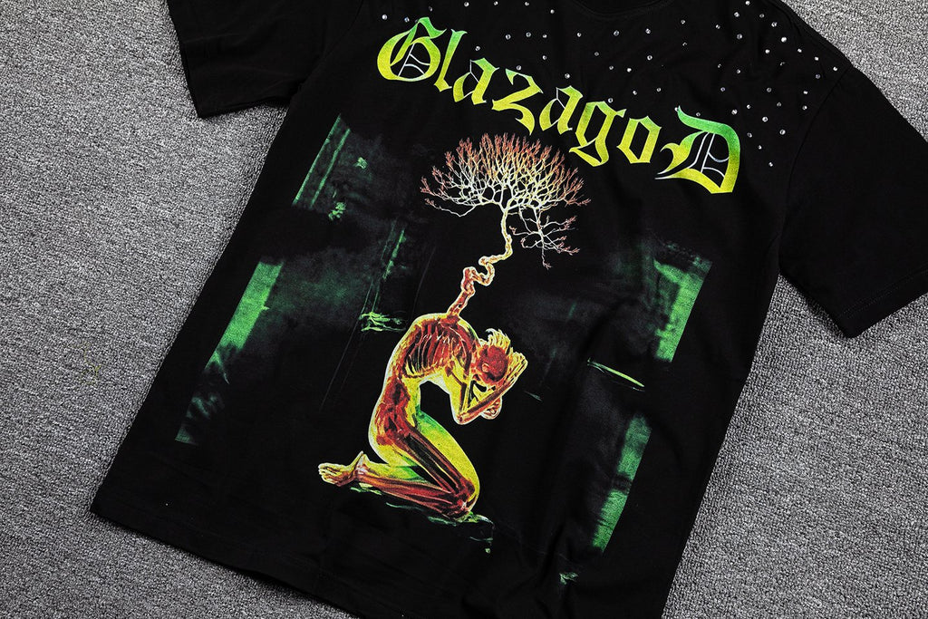 Glazagod Vade Retro Tenebras Graphic T-Shirt ¡ª front