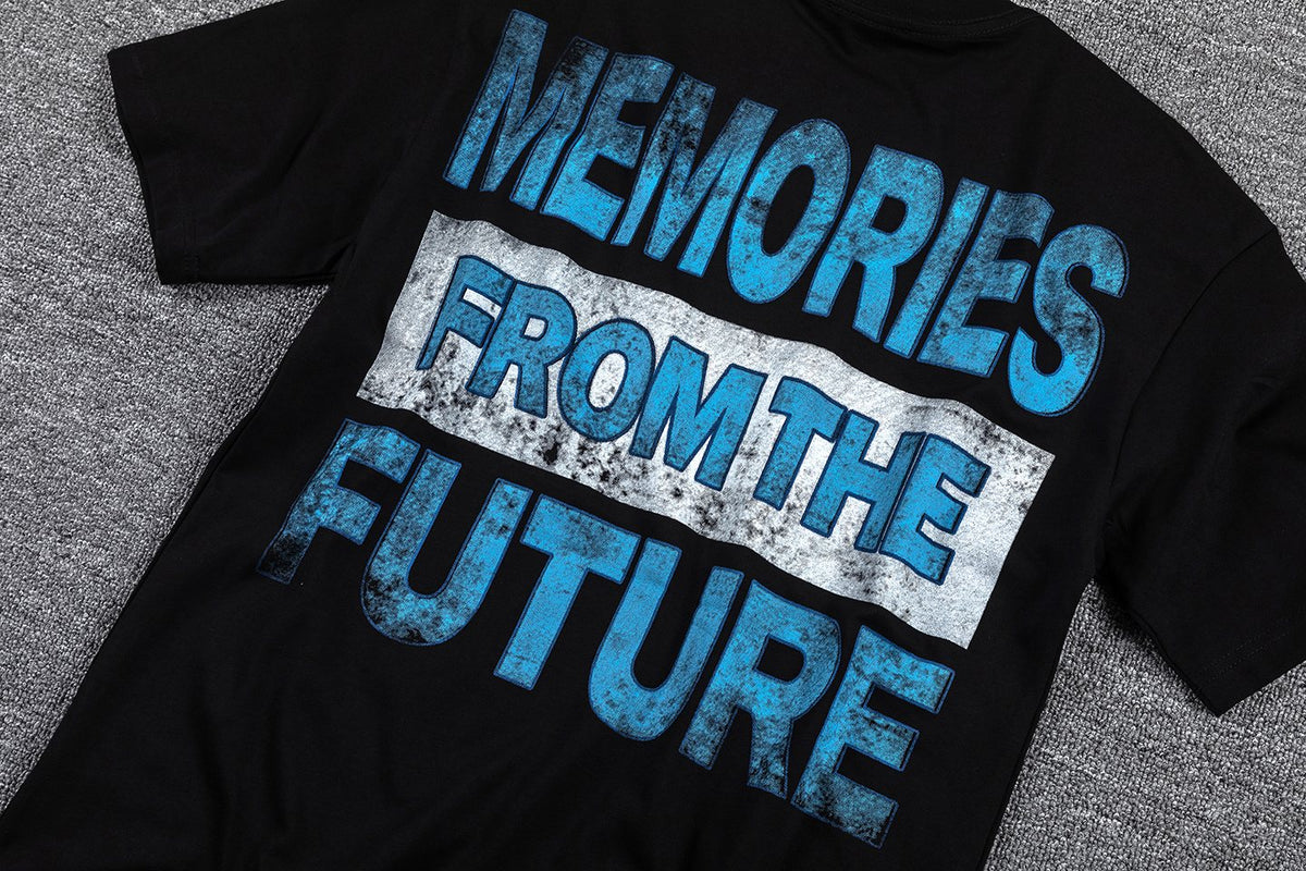 Glaza God Memories From The Future Graphic T-Shirt ¡ª detail