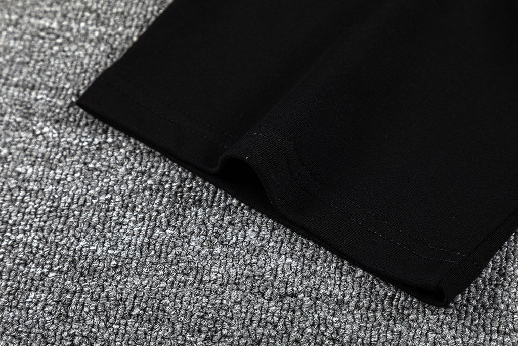 GUAPI Blue Graphic Black T-Shirt ¡ª detail