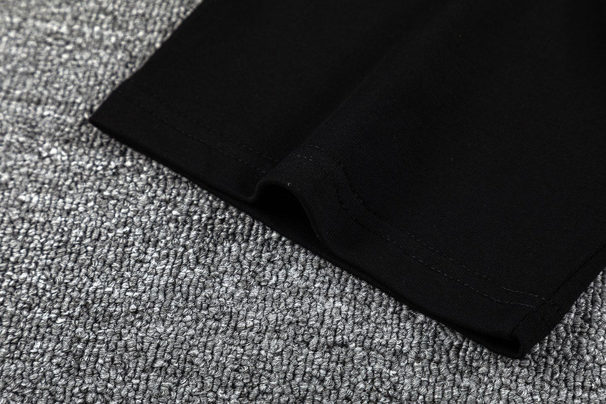 GUAPI Blue Graphic Black T-Shirt ¡ª detail