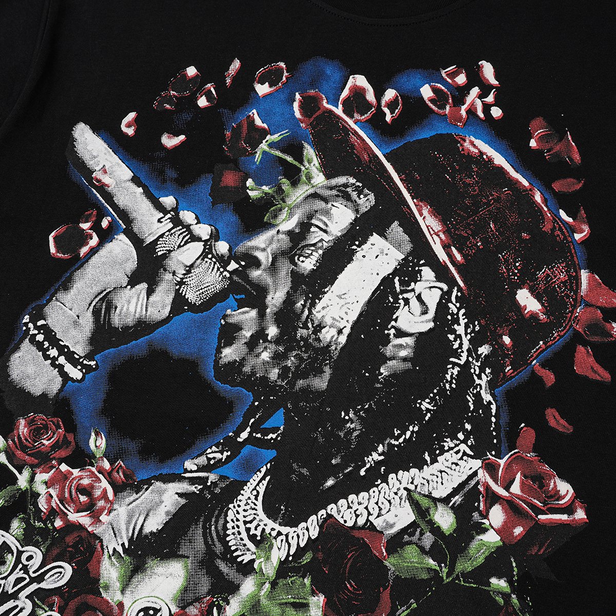 ASAALL Multicolor Front Graphic Short-Sleeve T-Shirt ¡ª detail