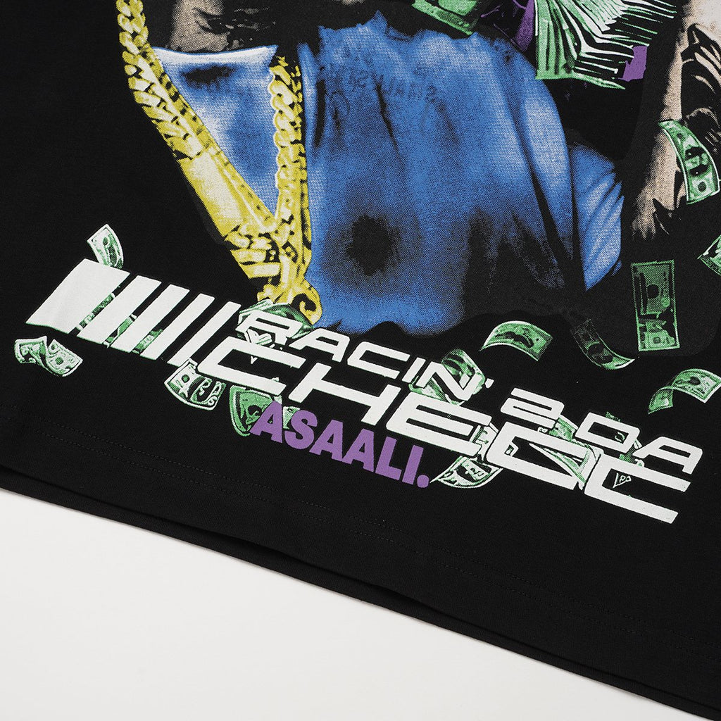ASAALL Portrait Cash Short-Sleeve T-Shirt ¡ª detail