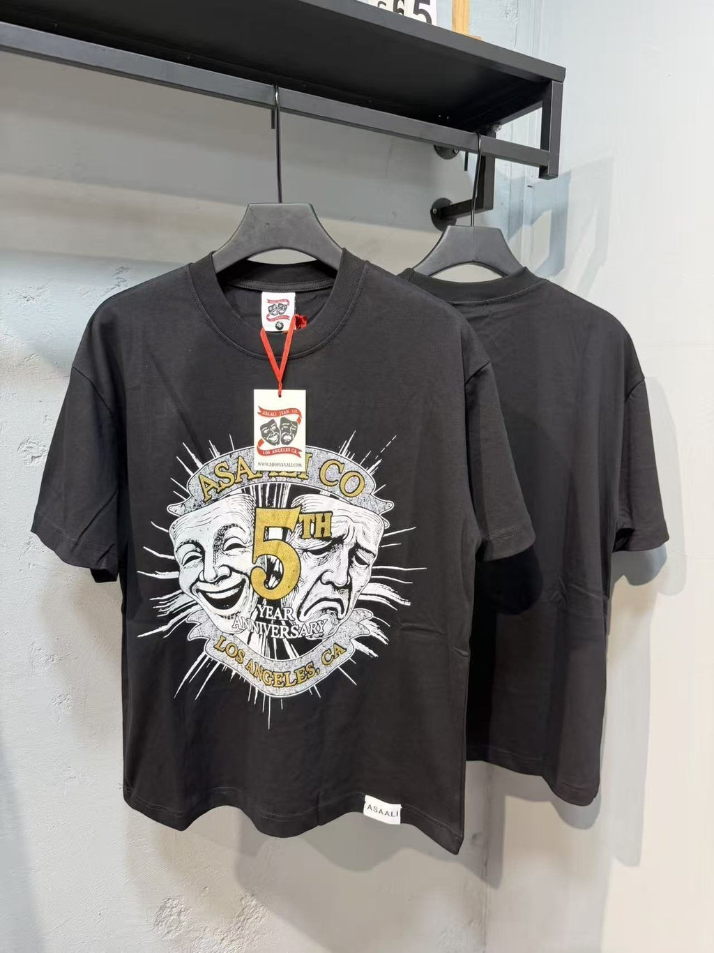 ASAALL 5th Anniversary Graphic T-Shirt - Black ¡ª context