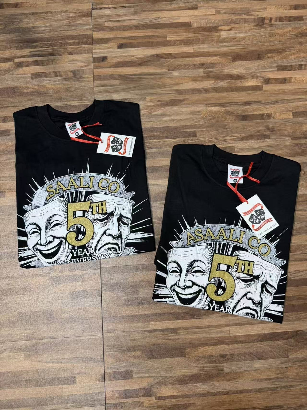 ASAALL 5th Anniversary Graphic T-Shirt - Black ¡ª context