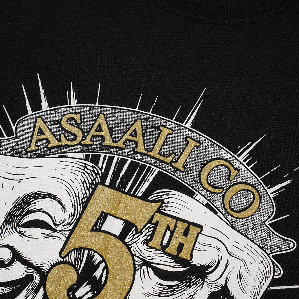 ASAALL 5th Anniversary Graphic T-Shirt - Black ¡ª detail