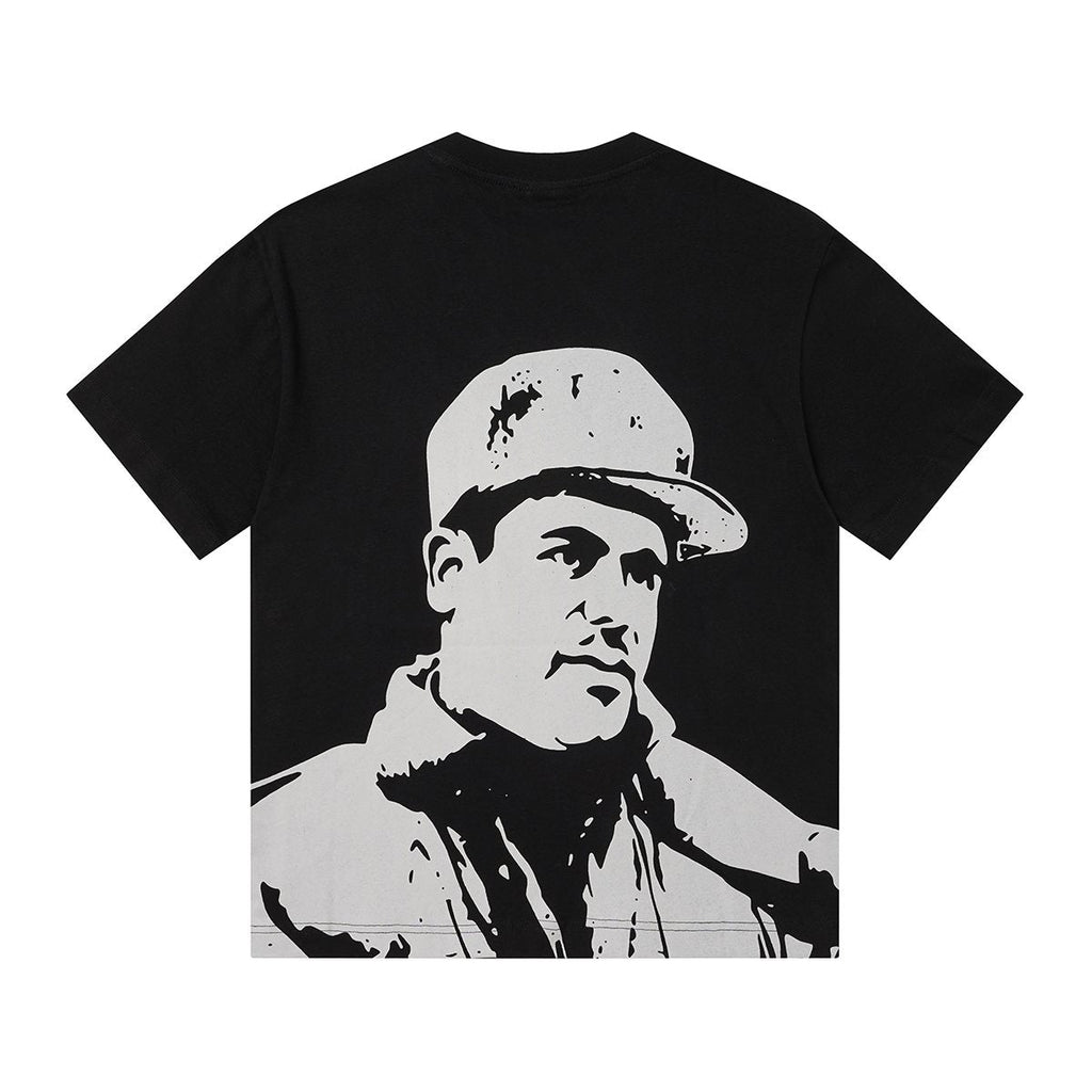 ASAALL Portrait Graphic Short-Sleeve T-Shirt ¡ª back