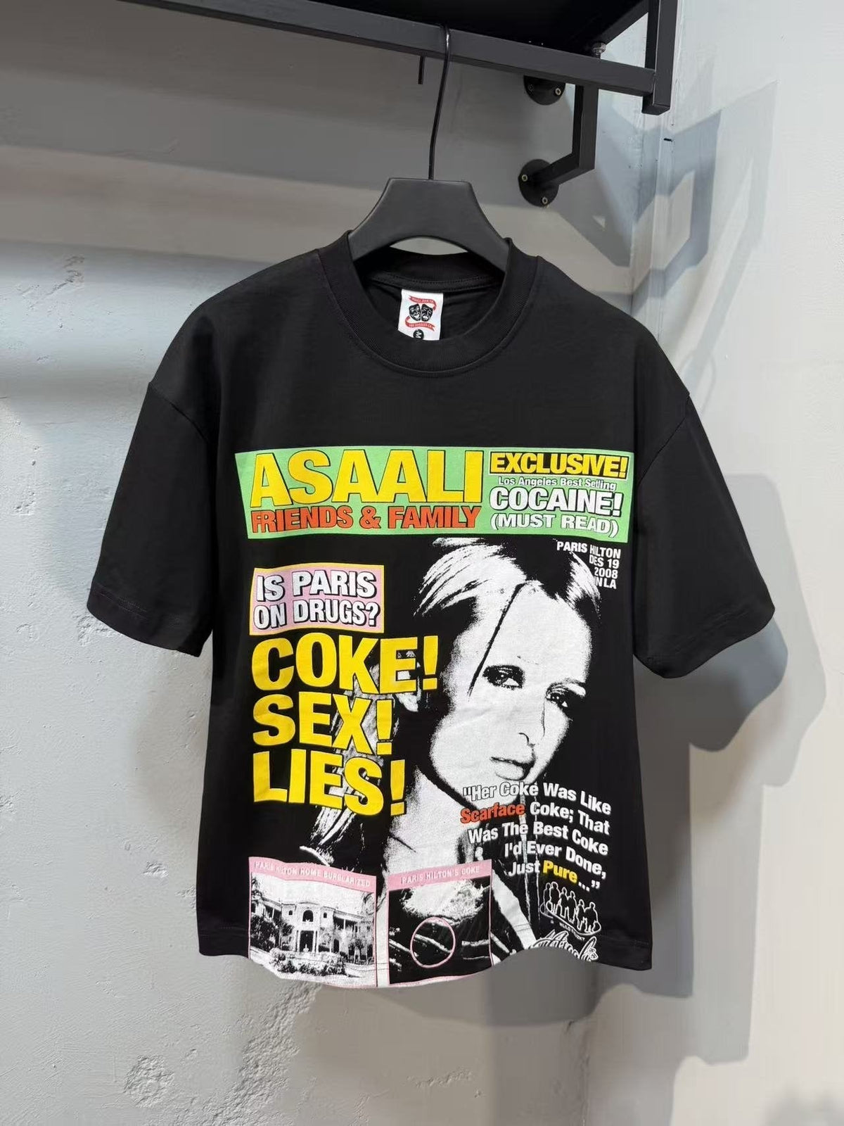 ASAALL Magazine Graphic Short-Sleeve T-Shirt ¡ª context