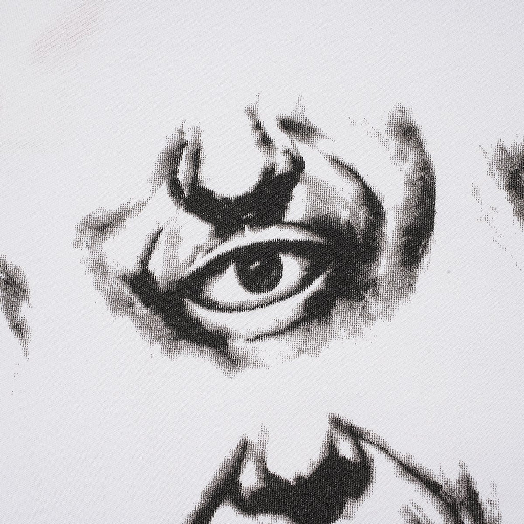 ASAALL Eye & Mouth Graphic Short-Sleeve T-Shirt ¡ª detail