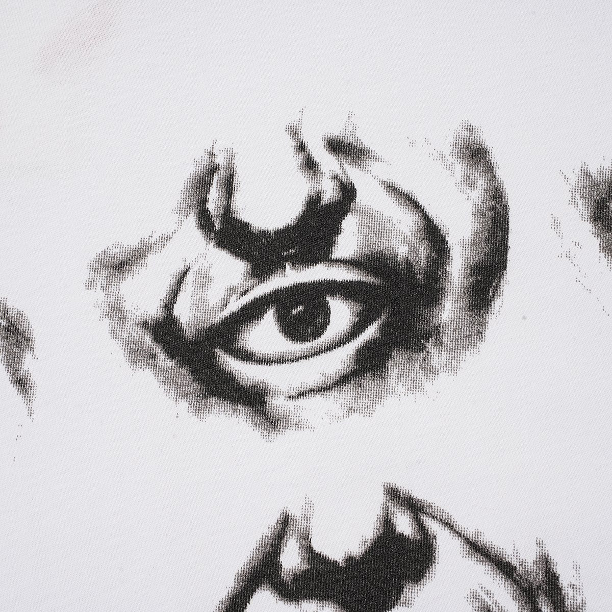 ASAALL Eye & Mouth Graphic Short-Sleeve T-Shirt ¡ª detail