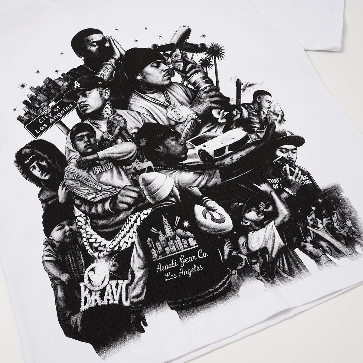 ASAALL Los Angeles Graphic T-Shirt ¡ª detail