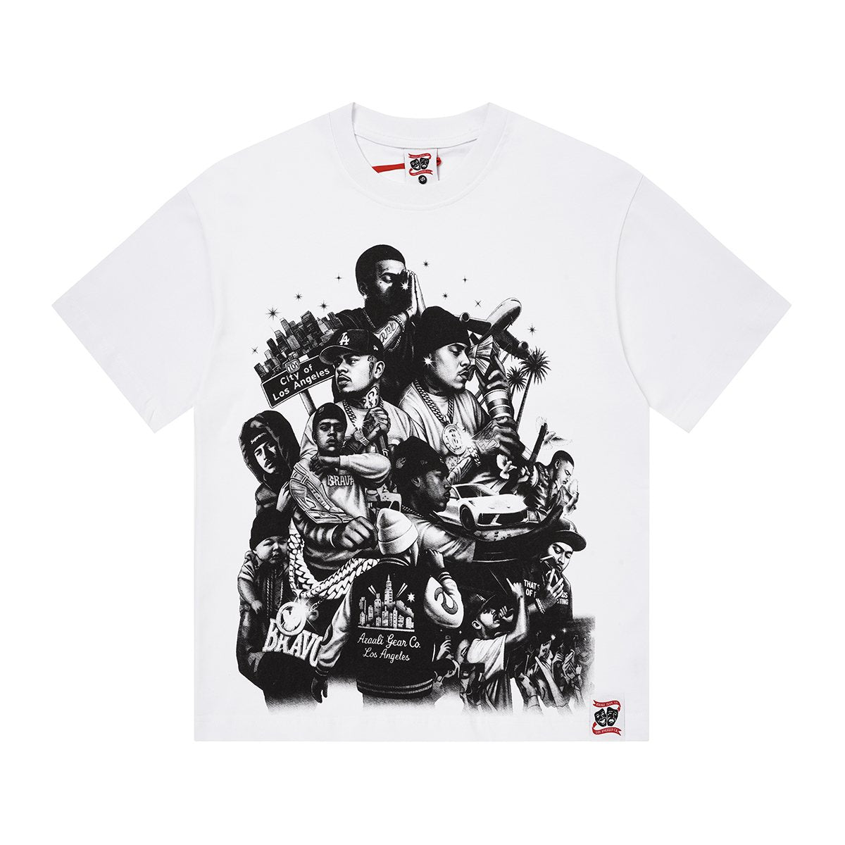 ASAALL Los Angeles Graphic T-Shirt ¡ª front