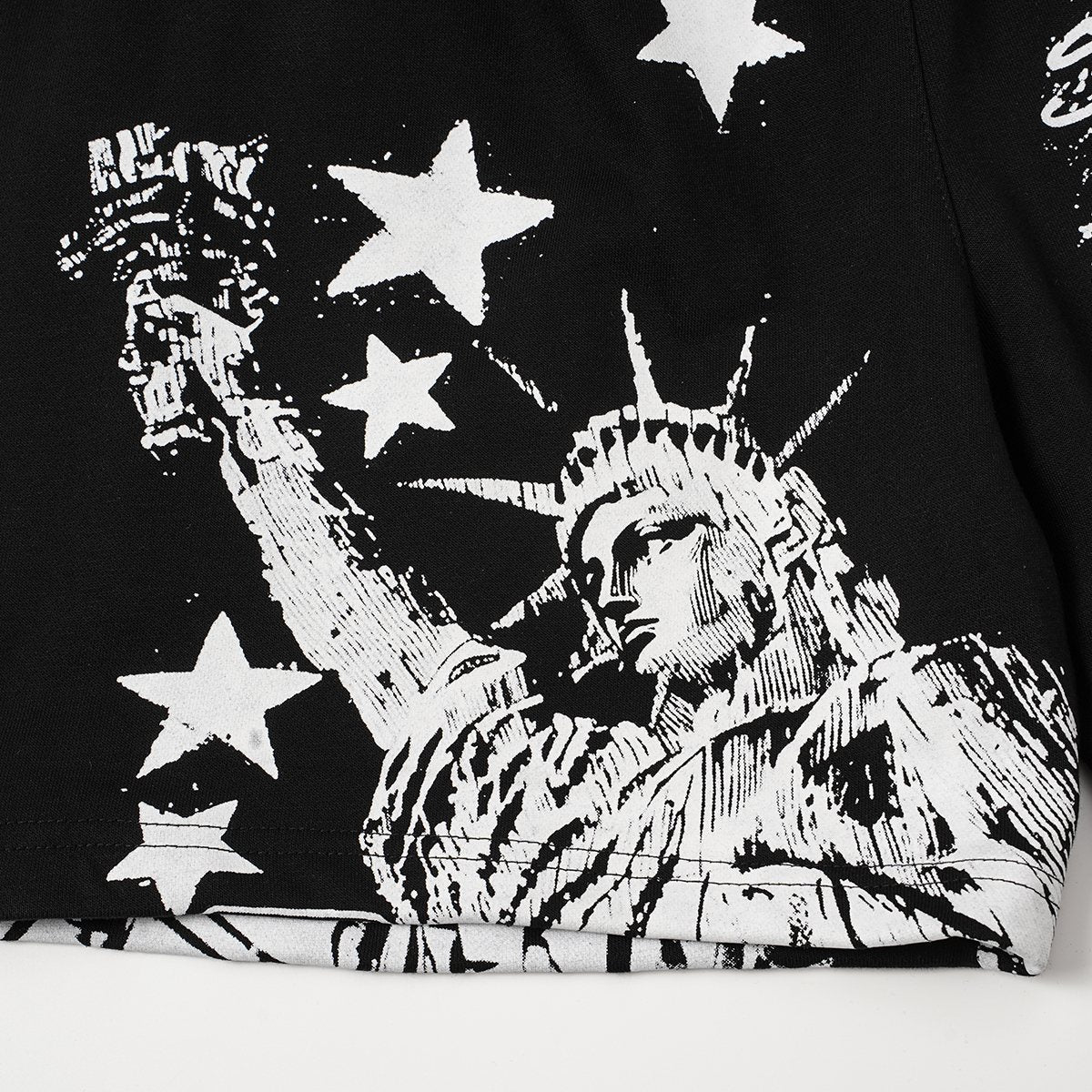 ASAALL New York Star Graphic Shorts ¡ª detail