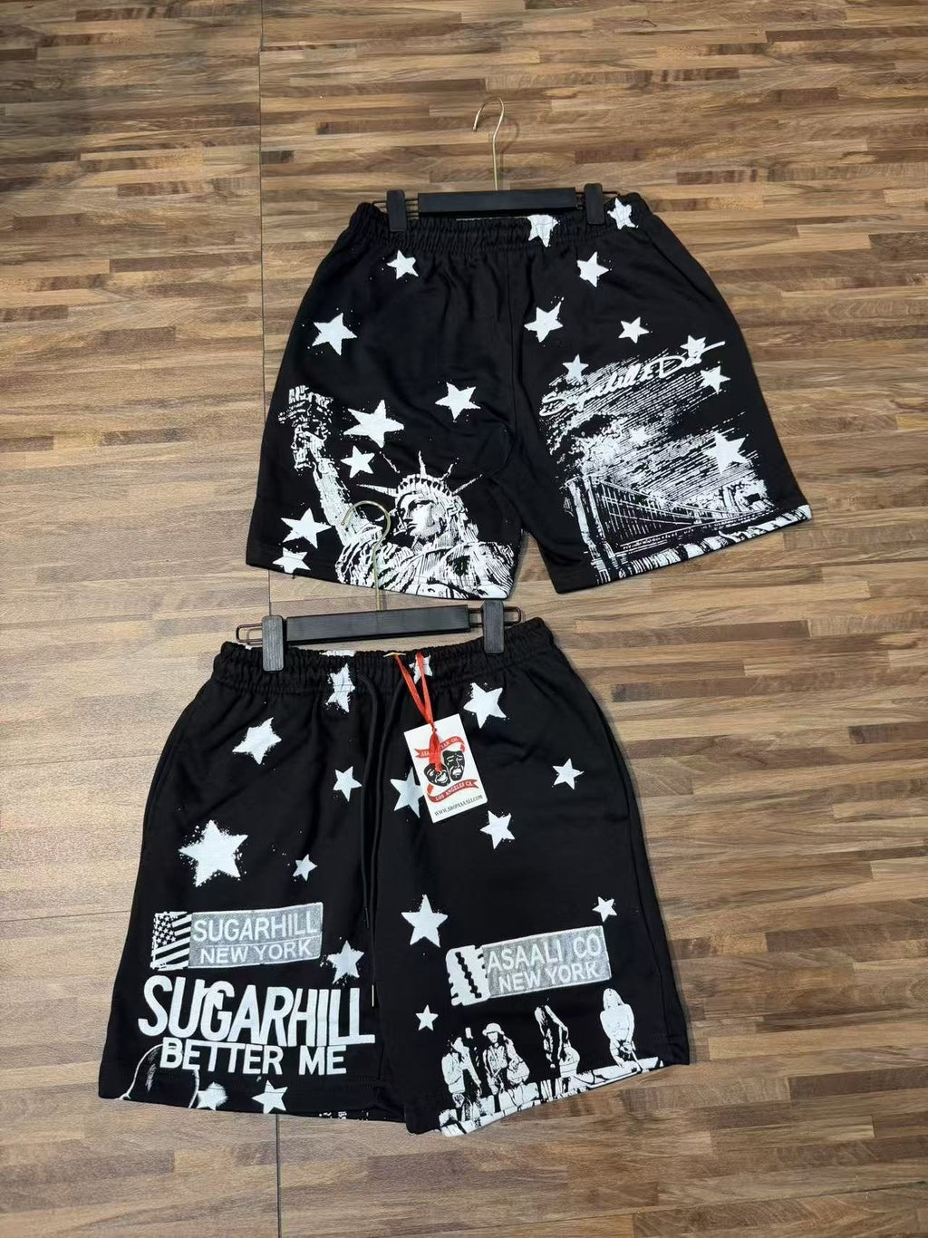 ASAALL New York Star Graphic Shorts ¡ª context