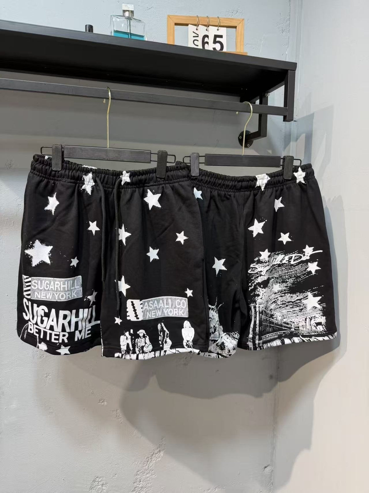 ASAALL New York Star Graphic Shorts ¡ª context