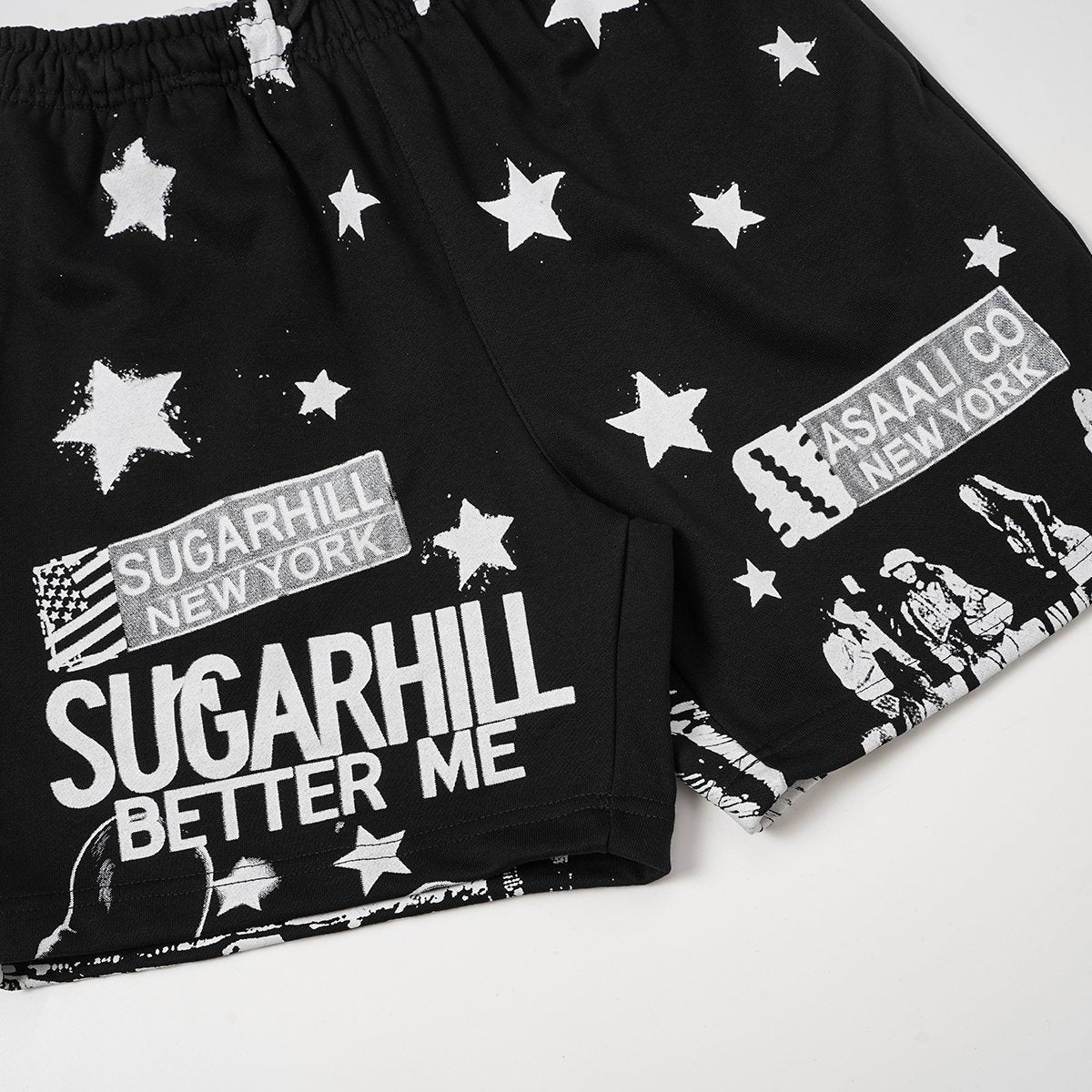 ASAALL New York Star Graphic Shorts ¡ª detail