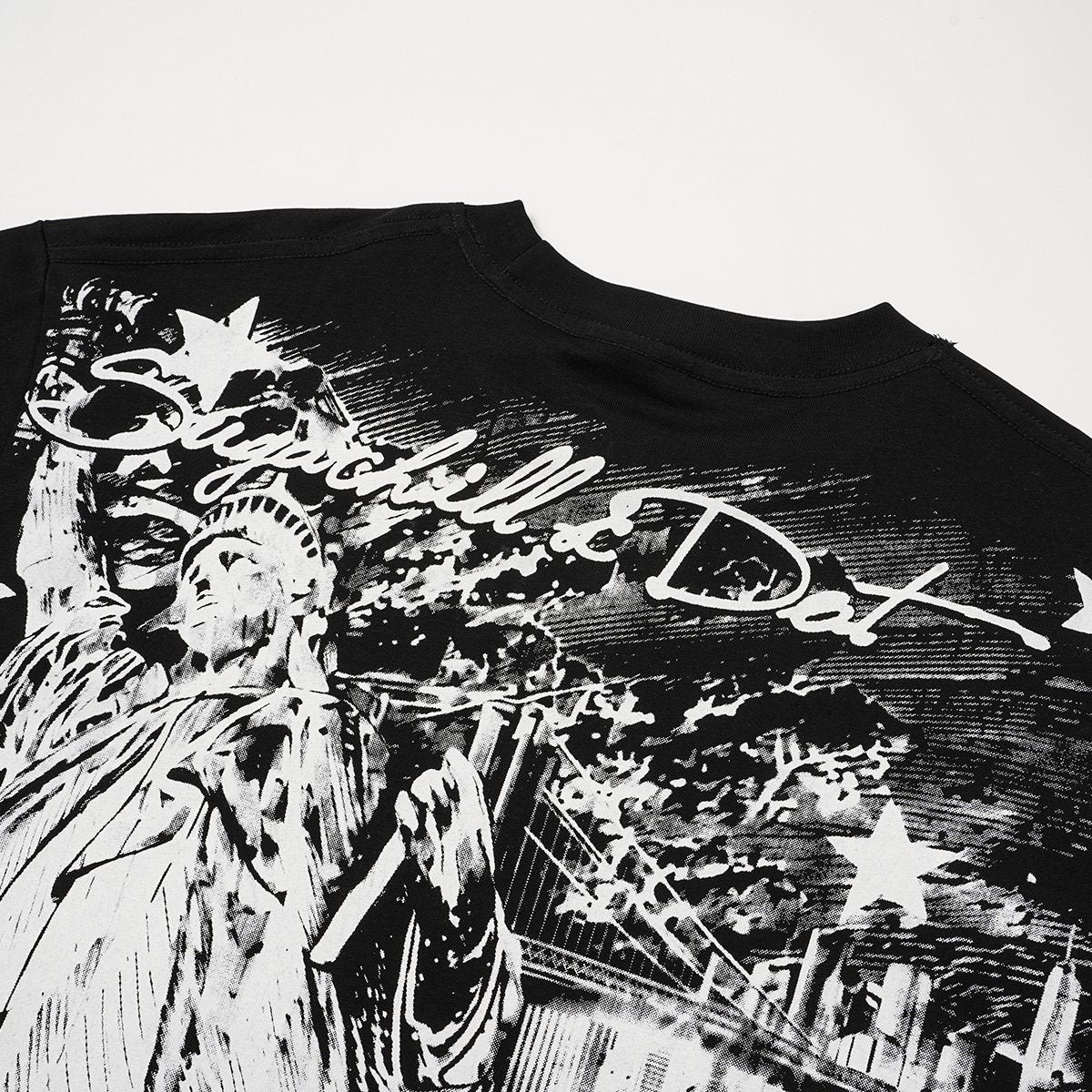 ASAALL Sugarhill NYC Statue Graphic T-Shirt ¡ª detail