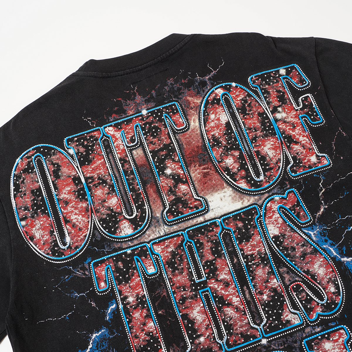 Godspeed Washed Black 2000 New York Graphic T-Shirt ¡ª detail