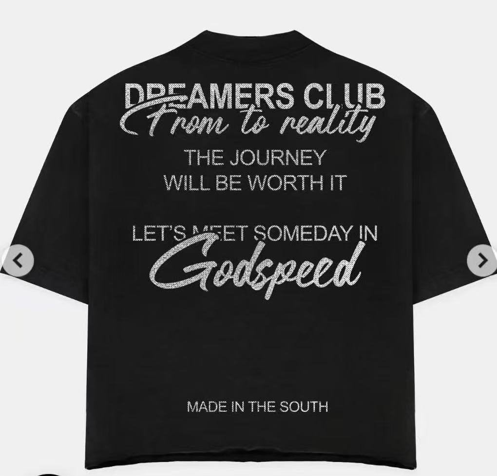 Godspeed Dreamers Club Angel Graphic Short-Sleeve T-Shirt ¡ª back