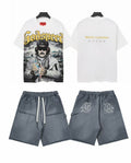 Godspeed Mission Completed Graphic T-Shirt & Shorts Set ¡ª front