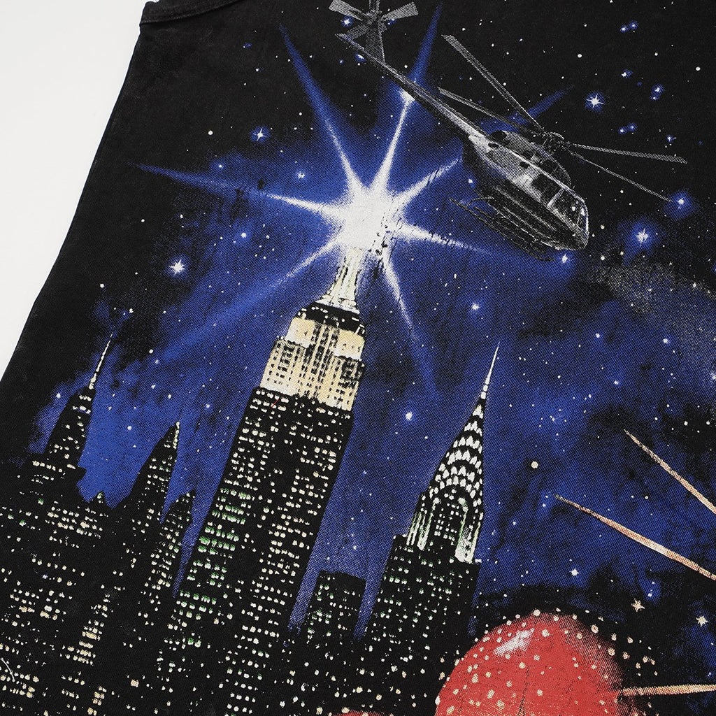 Godspeed Statue of Liberty NYC Sleeveless T-Shirt ¡ª detail