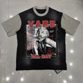 VARE ALL DAY Portrait Graphic Contrast-Sleeve T-Shirt ¡ª hero