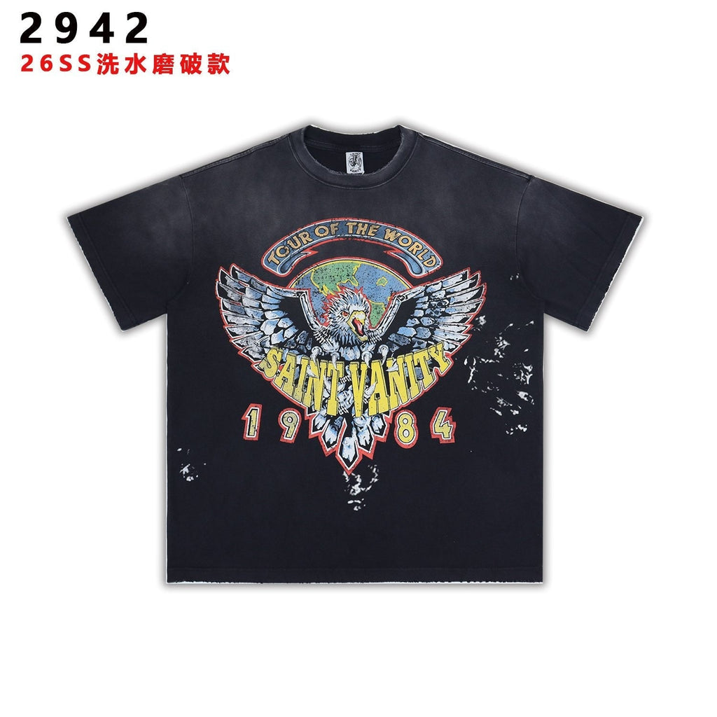 SAINT 1984 Tour Eagle Graphic T-Shirt ¡ª hero