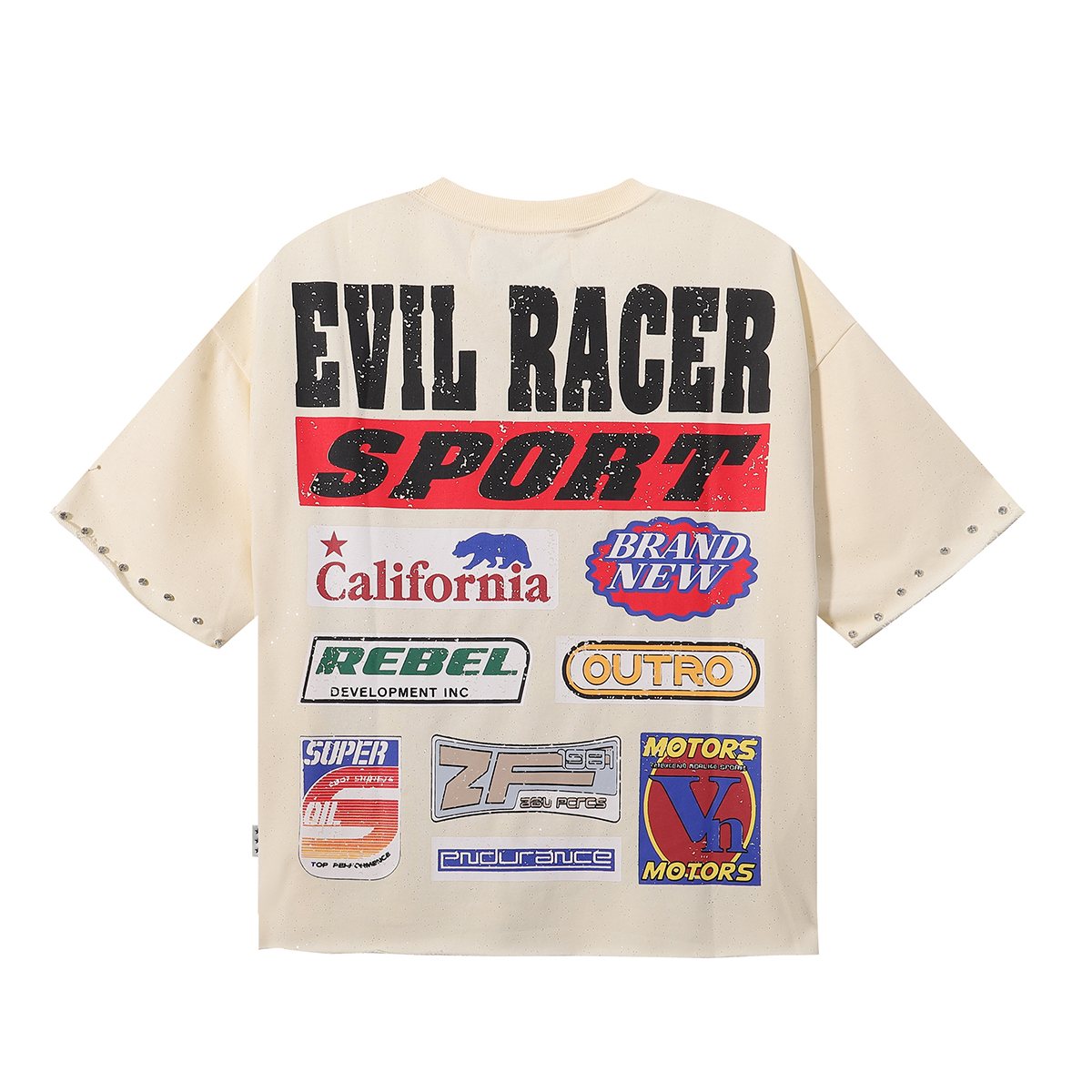 BKYS Revival Evil Racer Cropped Graphic T-Shirt ¡ª back