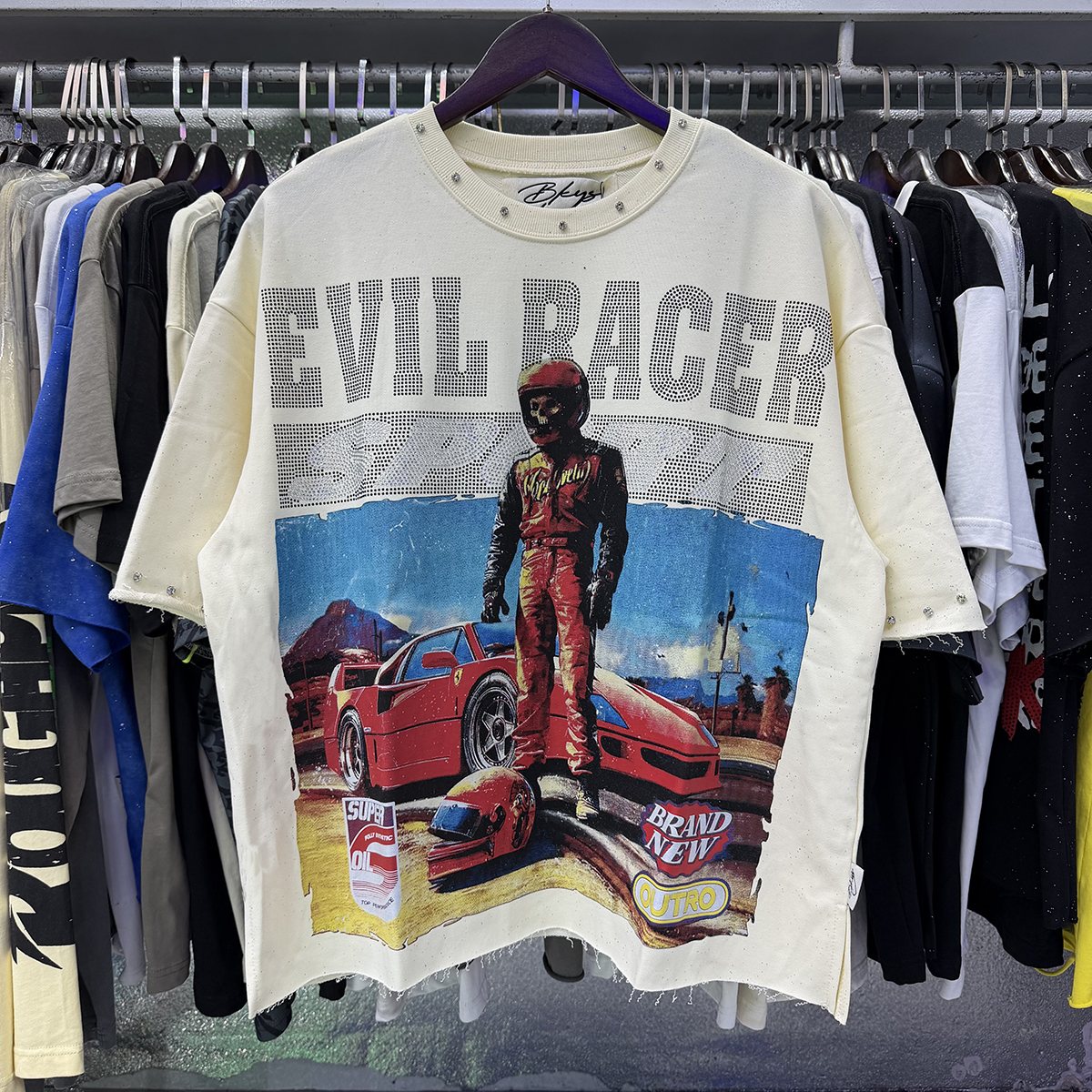 BKYS Revival Evil Racer Cropped Graphic T-Shirt ¡ª context