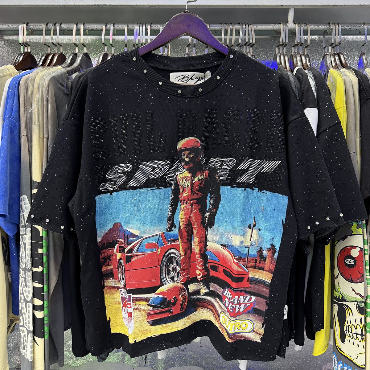 BKYS Revival Evil Racer Cropped Graphic T-Shirt ¡ª context