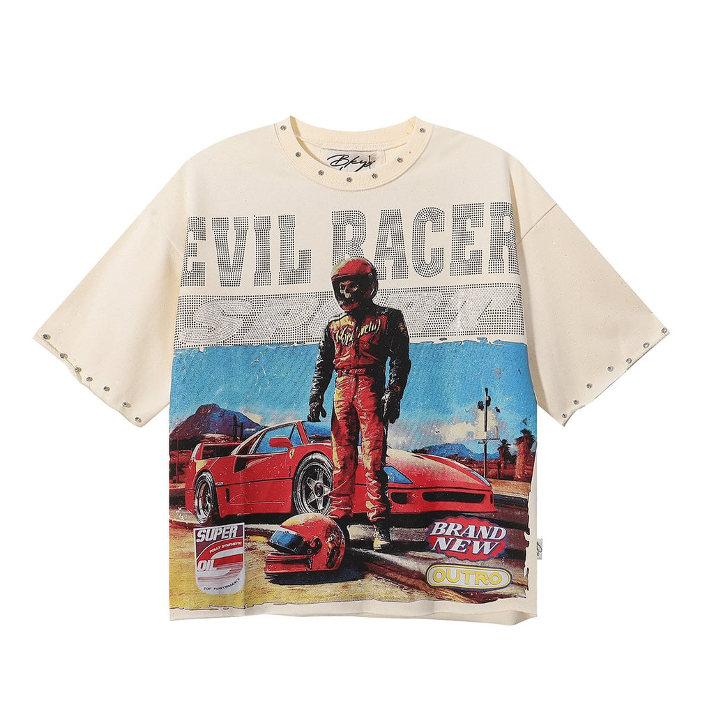 BKYS Revival Evil Racer Cropped Graphic T-Shirt ¡ª hero