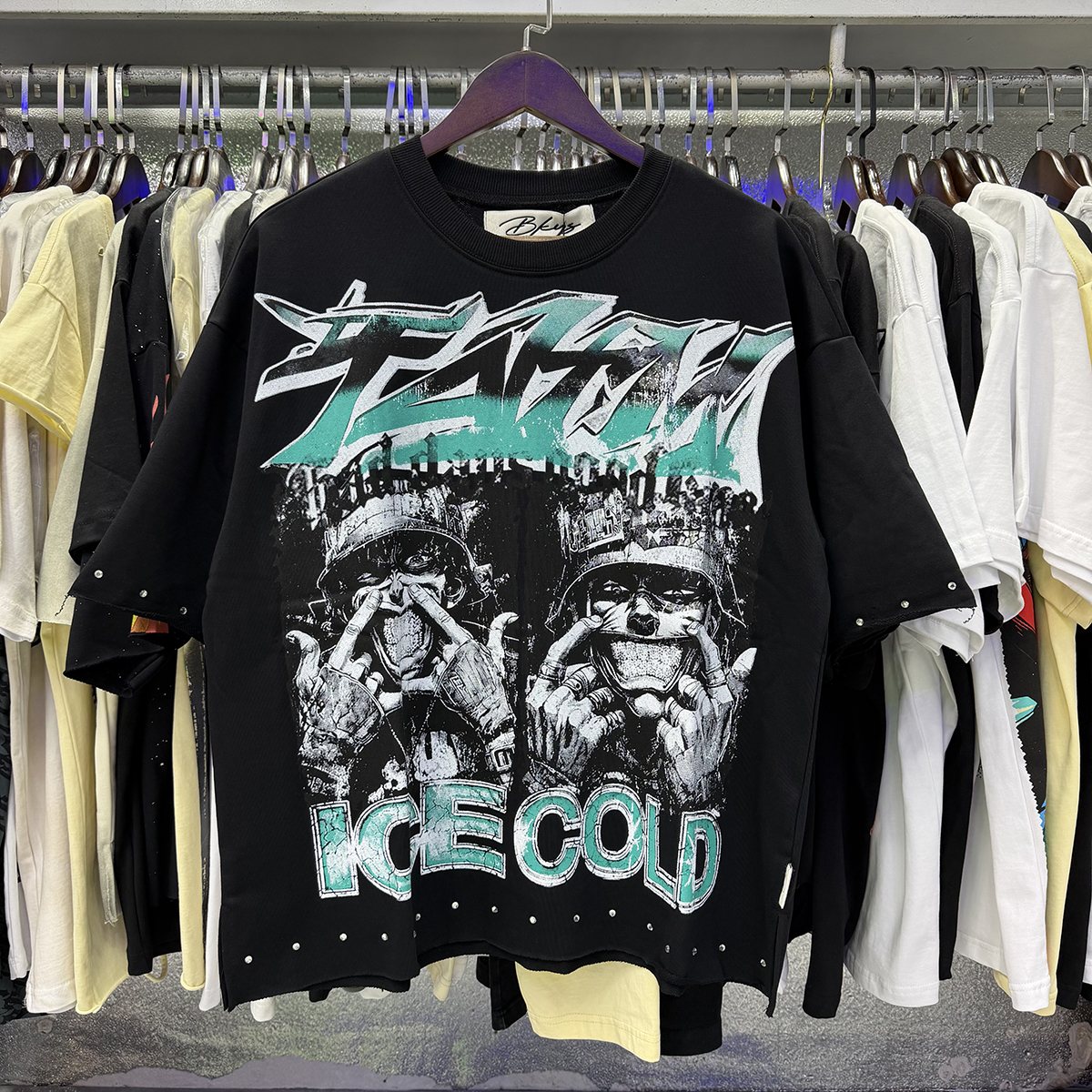 BKYS Revival Ice Cold Route 66 Cropped Graphic T-Shirt ¡ª context