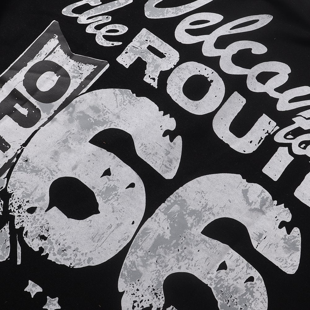 BKYS Revival Ice Cold Route 66 Cropped Graphic T-Shirt ¡ª detail