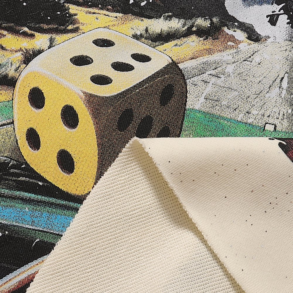 BKYS Revival Roll The Dice Car Graphic Cropped T-Shirt ¡ª detail