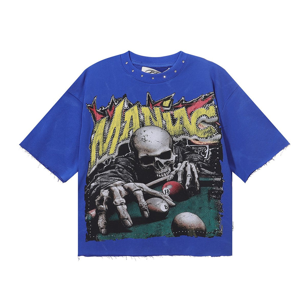 BKYS Revival Maniac Skull Billiards Graphic T-Shirt ¡ª hero