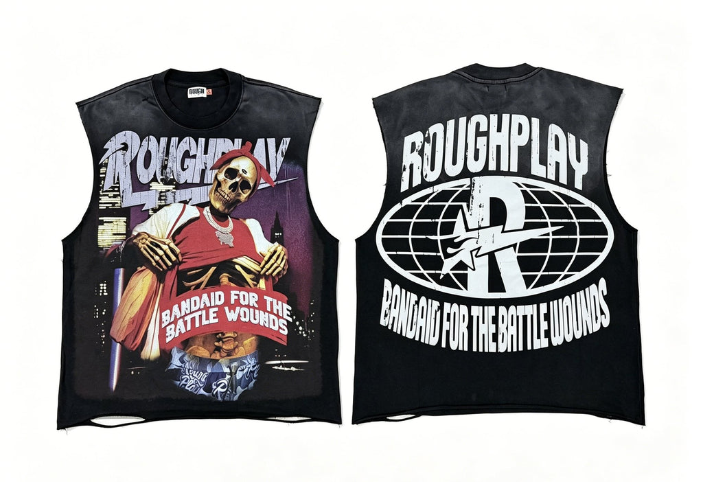 Rough Play Champion Graphic Sleeveless T-Shirt ¡ª hero