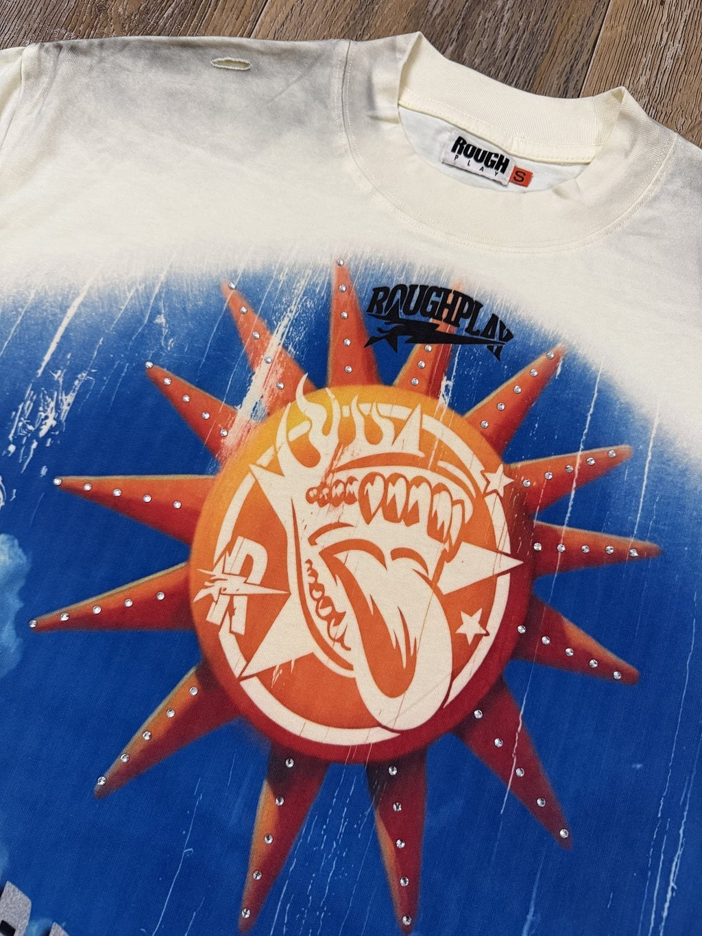 Rough Play Colorful Front & Back Graphic T-Shirt ¡ª detail