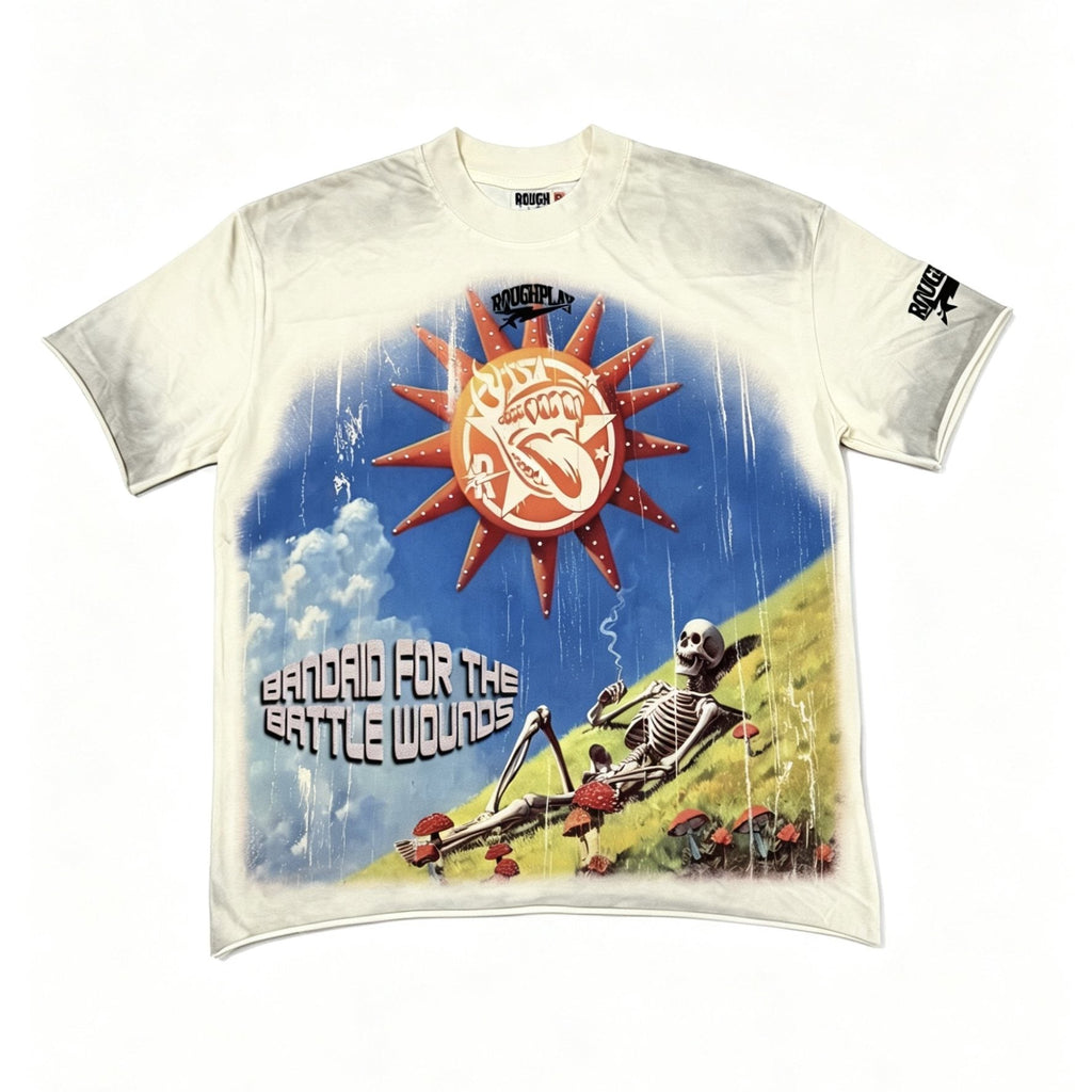 Rough Play Colorful Front & Back Graphic T-Shirt ¡ª hero