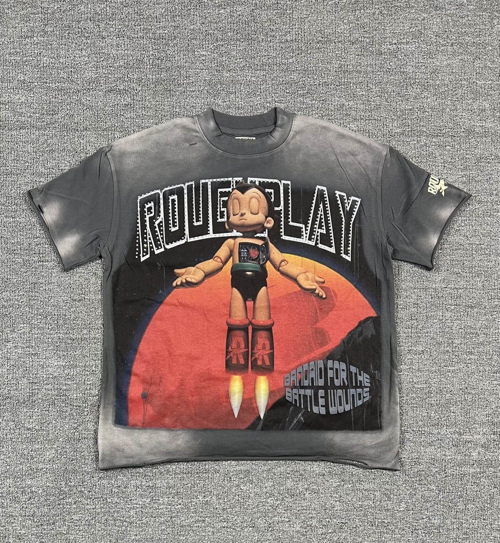 Rough Play Globe Graphic T-Shirt ¡ª front