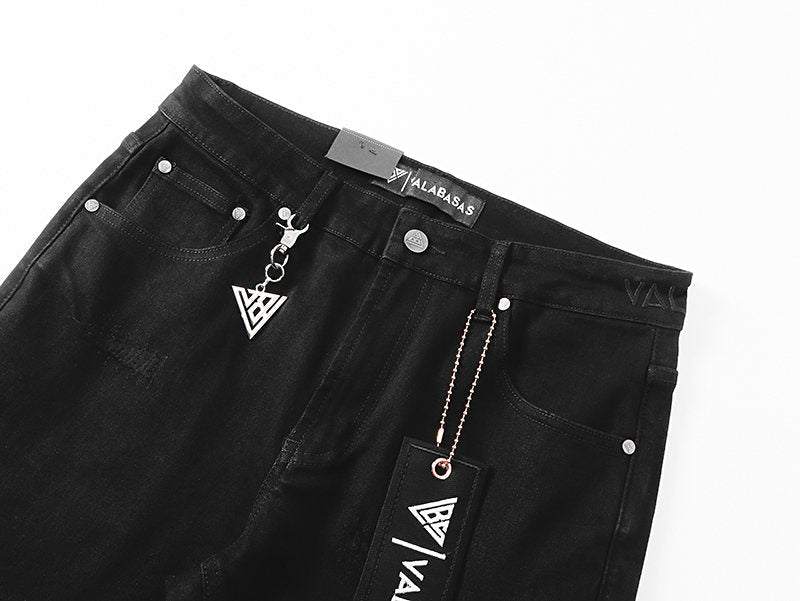 VALABASAS Distressed Flared Jeans ¡ª front