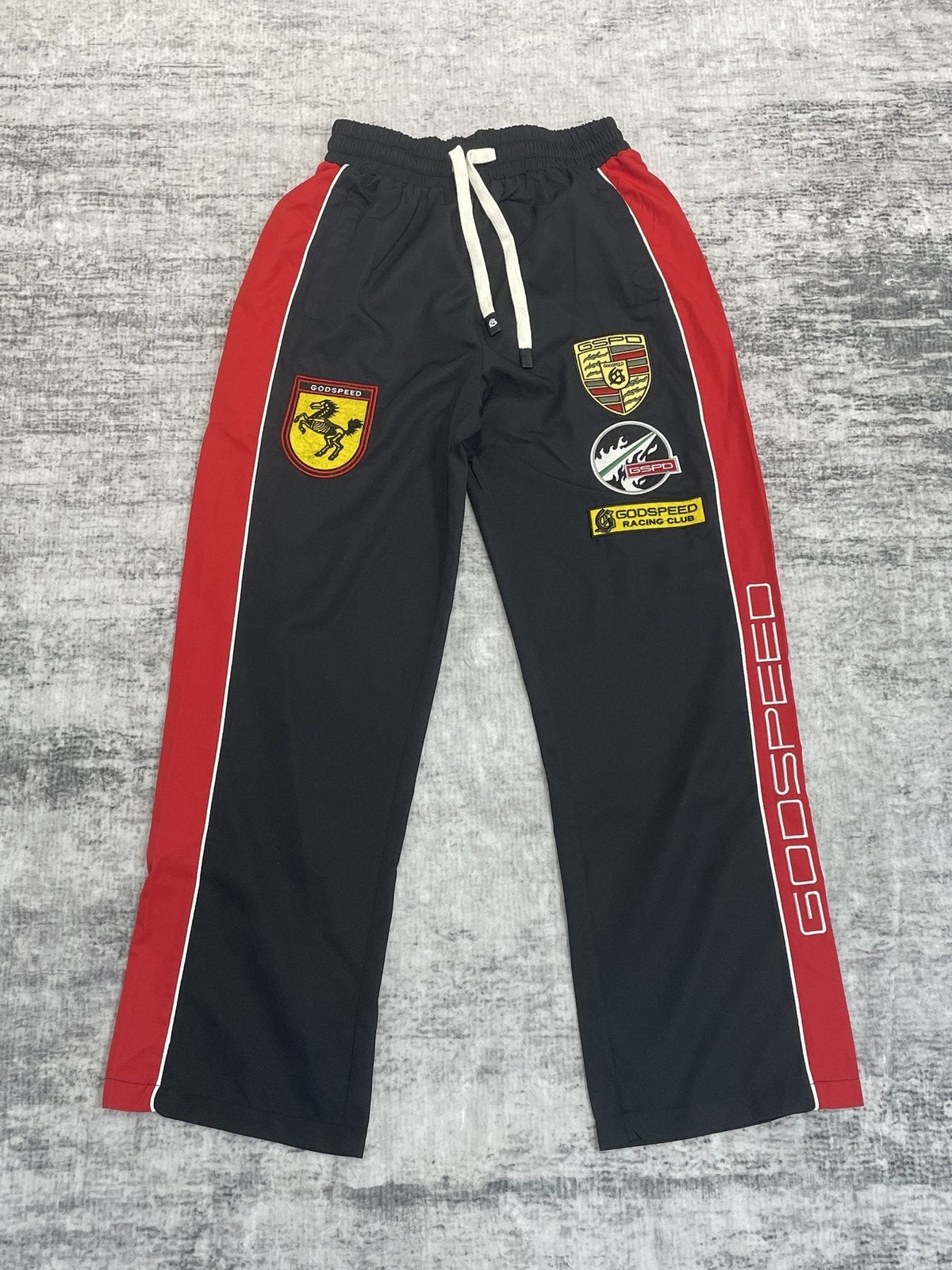 Godspeed Racing Patch Track Pants ¡ª front