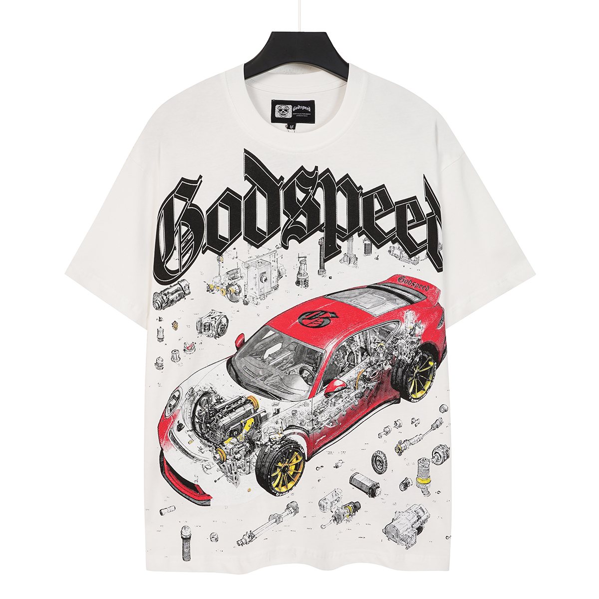 Godspeed Superspeedway Night Run Graphic T-Shirt ¡ª hero