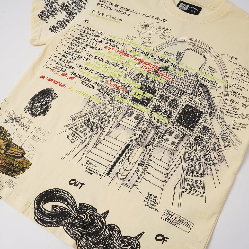 Godspeed Technical Mecha Graphic T-Shirt ¡ª detail